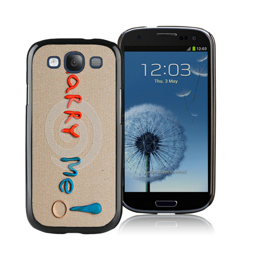 Valentine Marry Me Samsung Galaxy S3 9300 Cases DAQ | Women